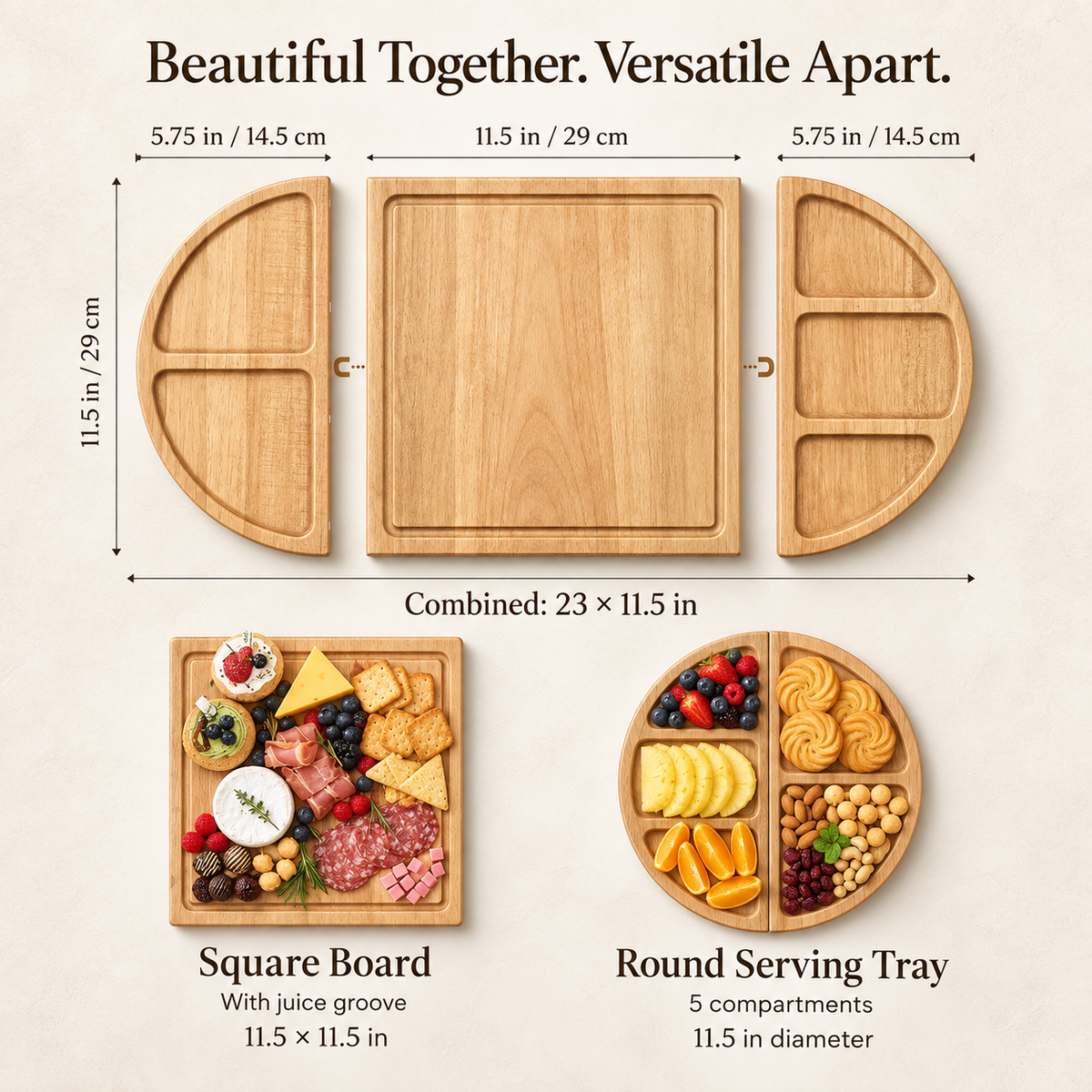 Ellis® Magnetic Charcuterie Board