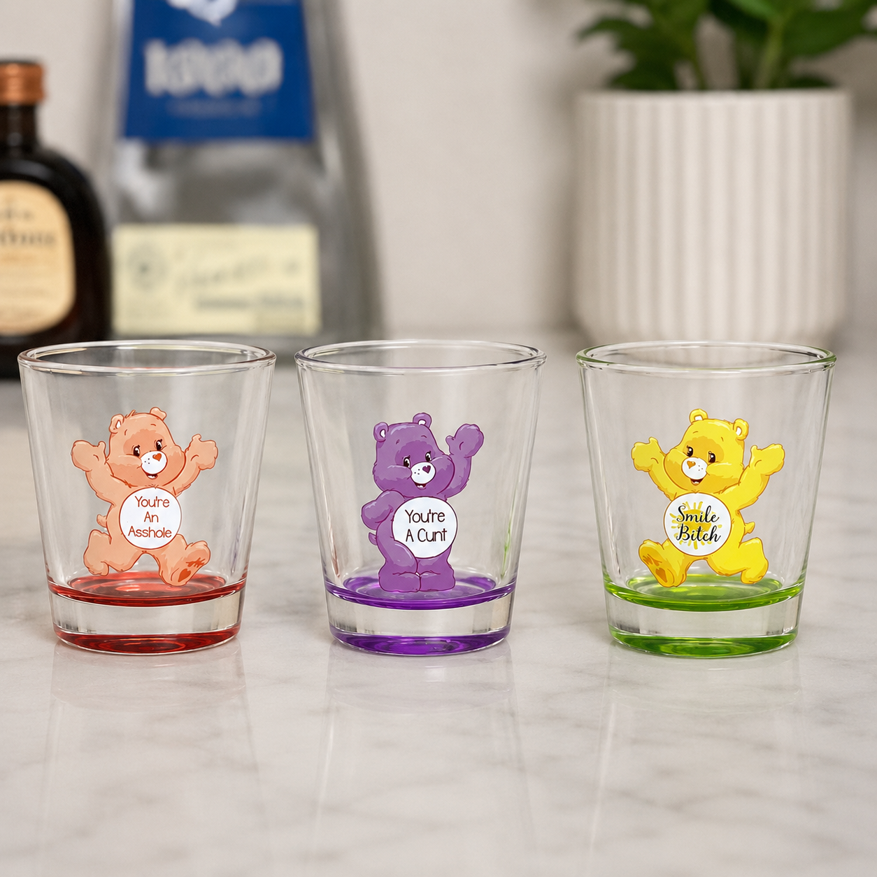 Ellis® Tipsy Cub Shot Glasses