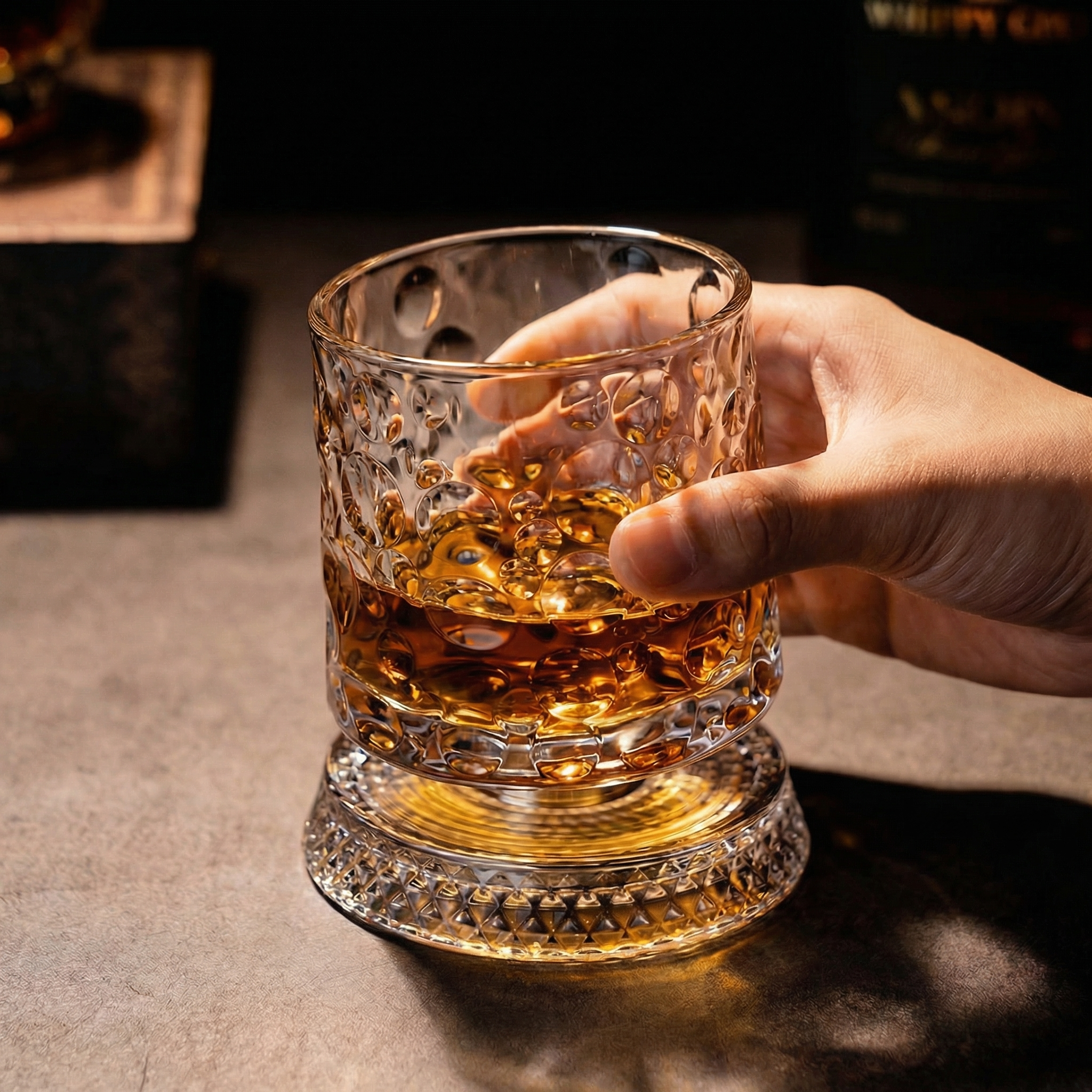 Ellis® Rotating Whiskey Glass