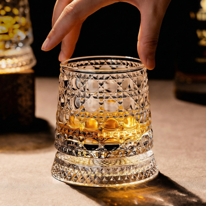 Ellis Rotating Whiskey Glass — Chandelier design