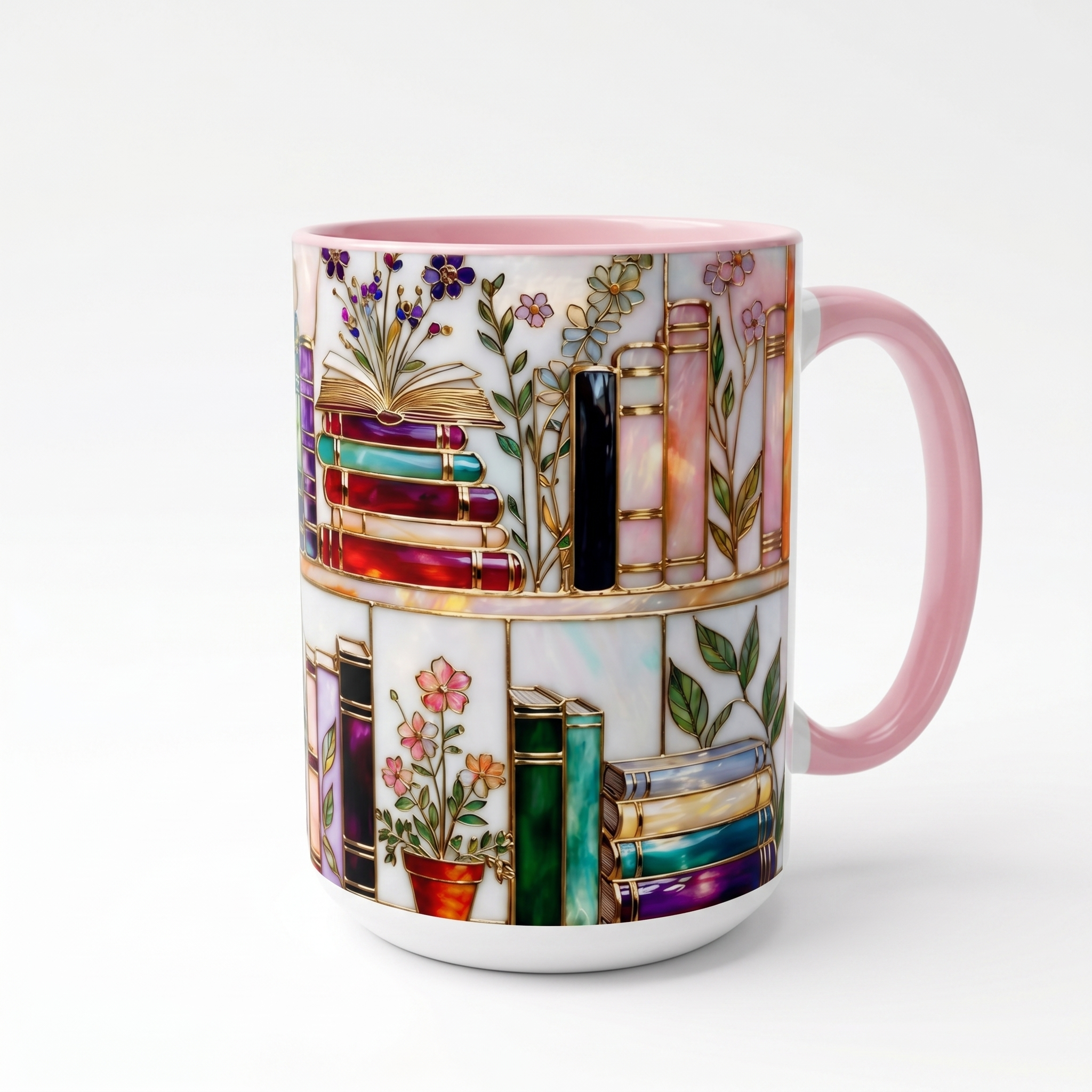 Ellis® Floral Bookshelf Mug